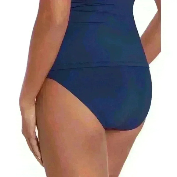 NEW! Lauren Ralph Lauren Women's 14 Beach Club Solid Swim Bikini Top & Bottoms - Picture 6 of 7